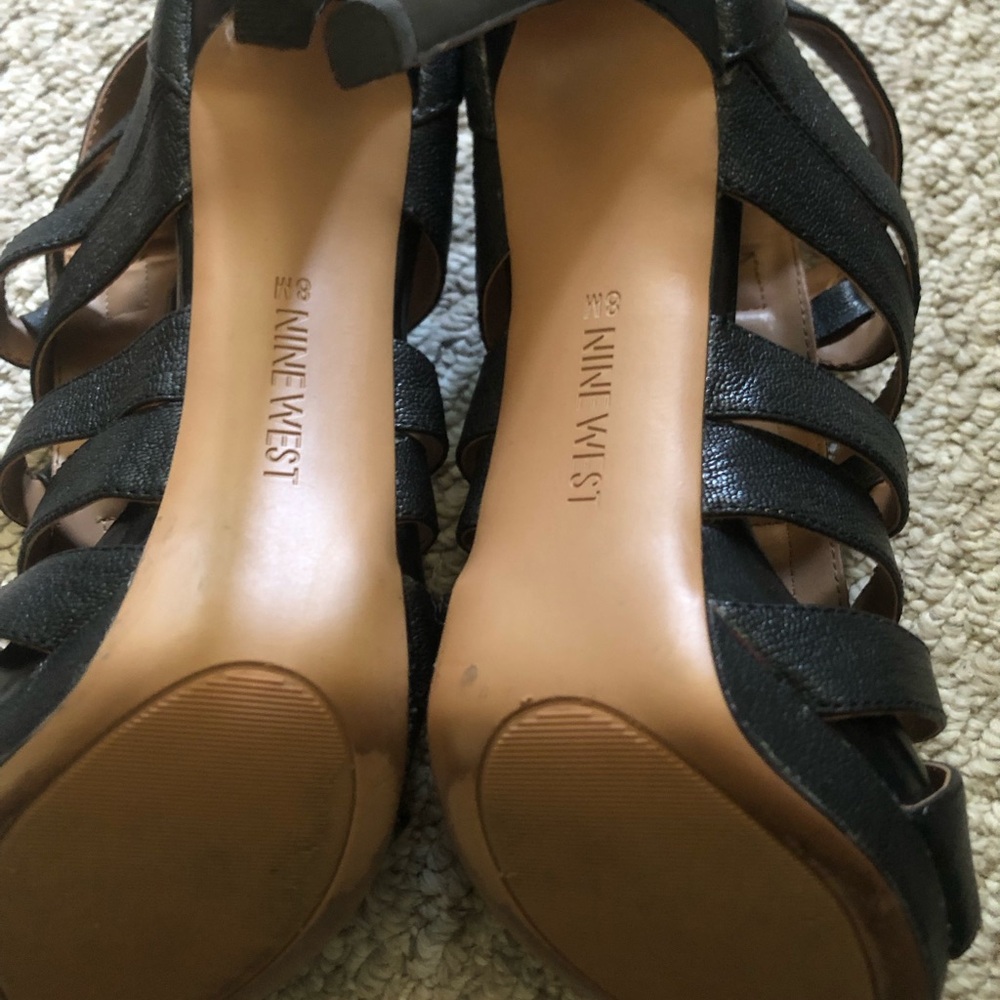 Nine West Gladiator Platforms size 8 - Picture 9 of 10
